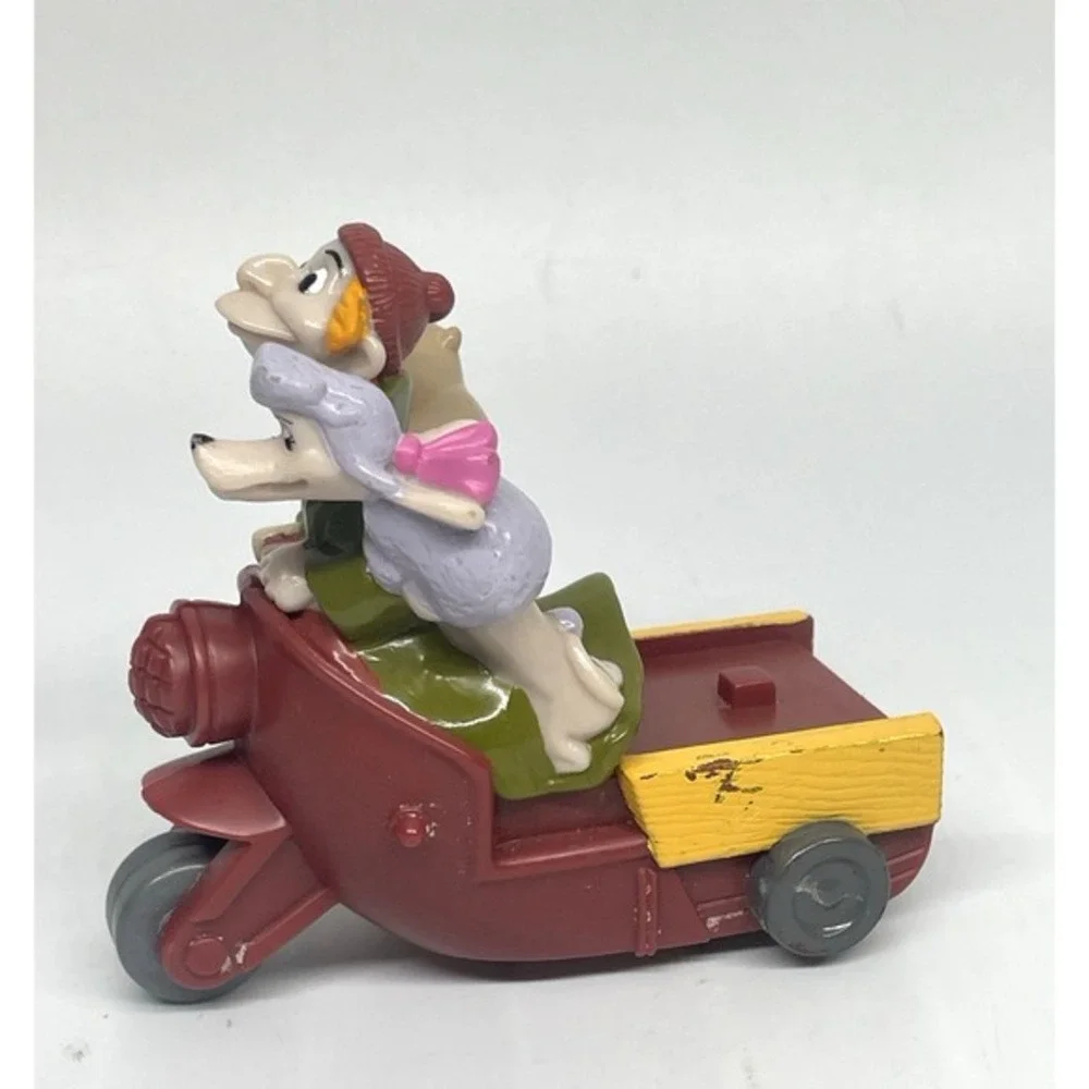 Vintage Disneys Oliver and Company Kids Meal‎ Toys LOT of 4